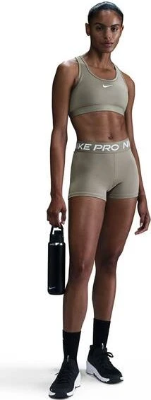 Nike Pro Hose kurz light army/white (Damen)