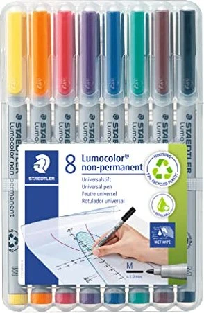 Staedtler Lumocolor 315 non-permanent sortiert, 8er-Set