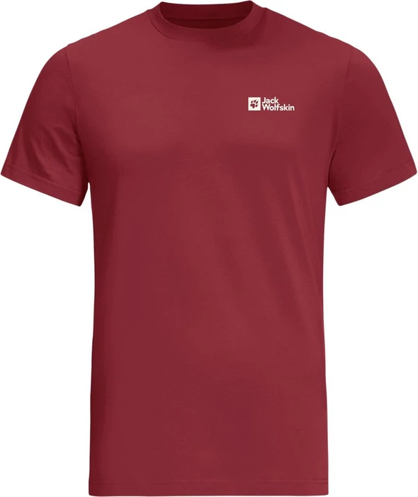Jack Wolfskin Essential T-Shirt kurzarm deep ruby (Herren)