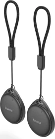 Hama Schlüsselfinder für Android und Apple Item Finder mit Bluetooth schwarz, 2er-Pack