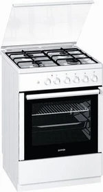Gorenje K67120AW Elektroherd mit Gas-Kochfeld