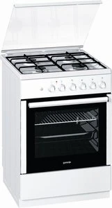 Gorenje K67120AW Elektroherd mit Gas-Kochfeld