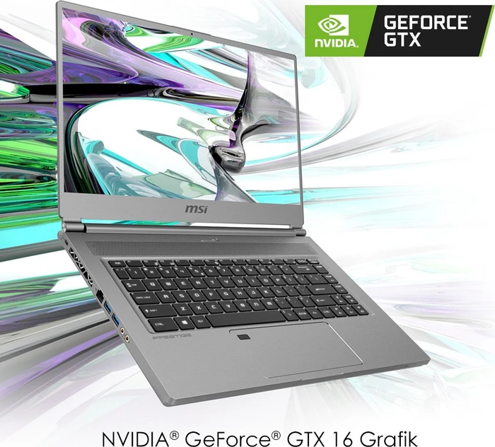 MSI P65 Creator 852-9SD, Space Grey, Core i7-9750H, 16GB RAM, 512GB SSD, GeForce GTX 1660 Ti Max-Q, DE