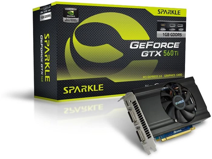 Sparkle GeForce GTX 560 Ti, 1GB GDDR5, 2x DVI, Mini HDMI