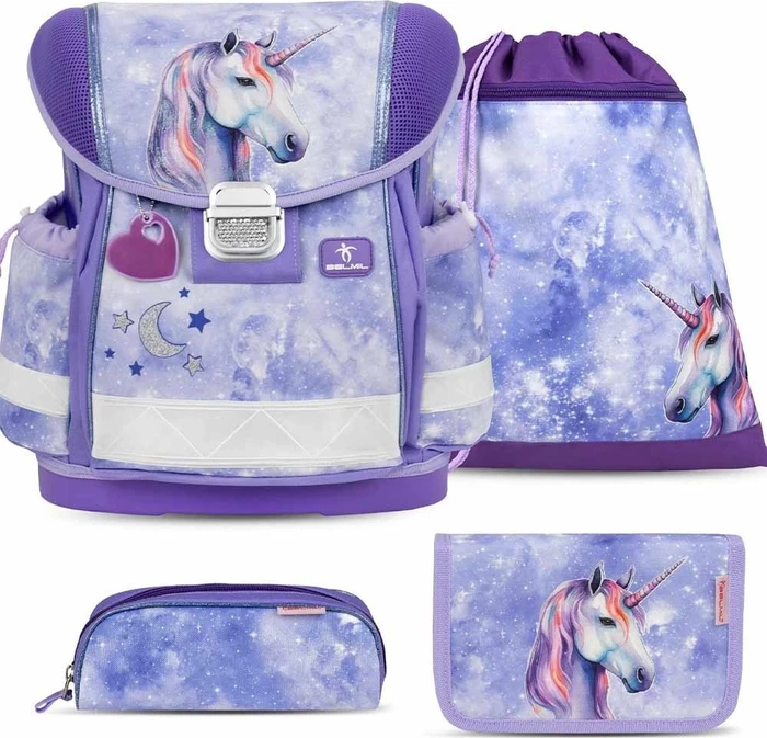 Belmil Classy Mistyc Luna Schultaschen-Set, 4-tlg.