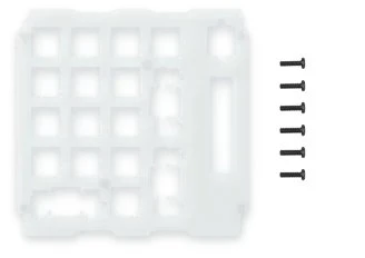 Glorious GMMK Wireless Numpad, Switch Plate (Numpad), Kunststoff (Polycarbonat), weiß