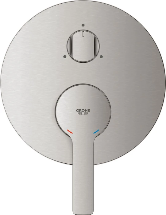 Grohe Lineare Einhandbatterie mit 3-Wege Umstellung supersteel