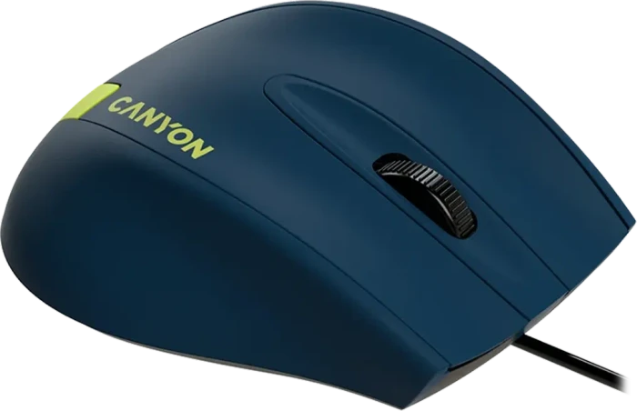 Canyon M-11 Wired Mouse, blau/gelb, USB
