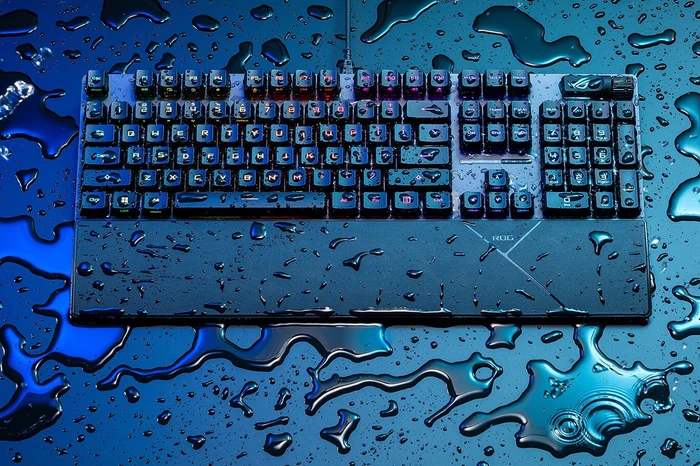 ASUS ROG Strix Scope II, PBT, LEDs RGB, ROG NX SNOW, USB, DE