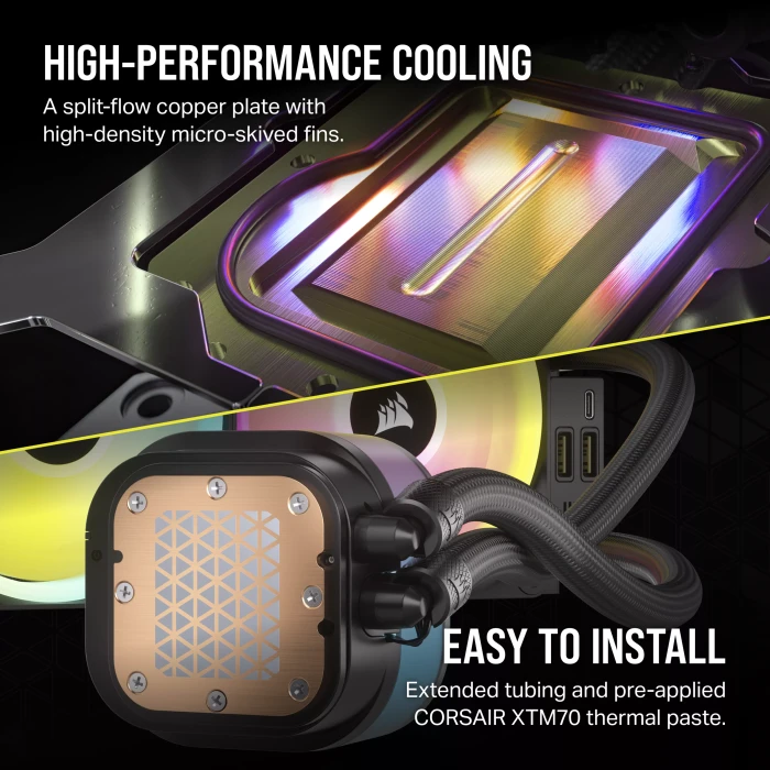 Corsair iCUE LINK H150i RGB, schwarz