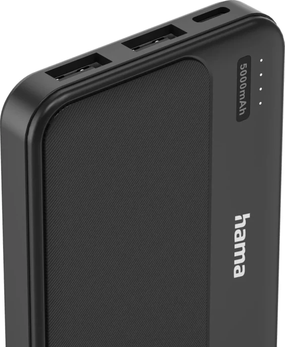 Hama Power Pack Pocket 5 5000mAh grau