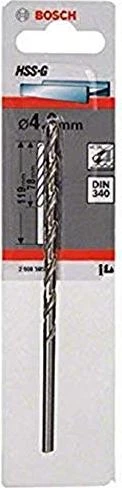 Bosch Professional HSS-G Spiralbohrer, 4.2x78x119mm, 1 Stück