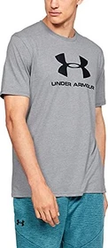 Under Armour Logo Funktionsshirt kurzarm grau (Herren)