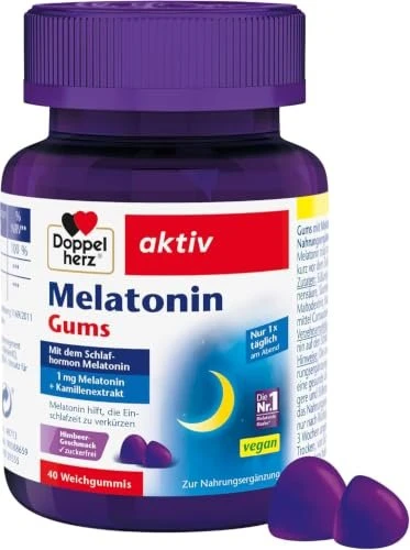 Doppelherz aktiv Melatonin Gums, 40 Stück