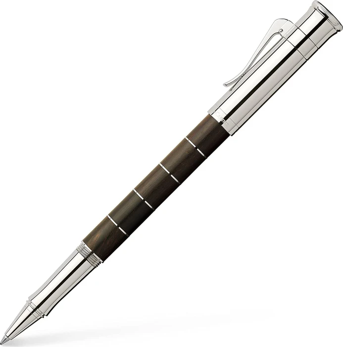 Graf von Faber-Castell Classic Anello Tintenroller (Mine) grenadill/silber