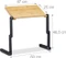 Relaxdays 2in1 Bettisch und Stehpult, Notebook-Stand bis 15", grau Vorschaubild