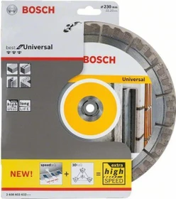 Bosch Professional Best for Universal Diamanttrennscheibe, 230x2.4x22.23mm, 1 Stück