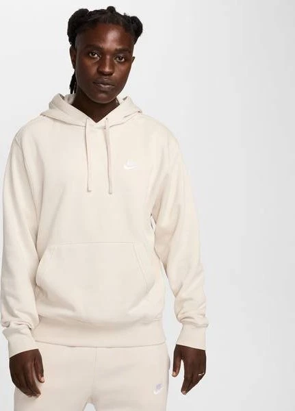 Nike Sportswear Club Fleece Hoodie light orewood brown/white (Herren)