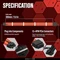 EZDIY-FAB 12VHPWR Kabel, 16-Pin PCIe Verlängerungskabel, 16-Pin PCIe 5.0 12VHPWR Buchse auf 16-Pin PCIe 5.0 12VHPWR Stecker, 16AWG, rot/gelb, 30cm Vorschaubild