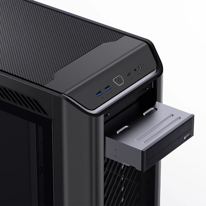 Jonsbo D500 Black, schwarz, Glasfenster