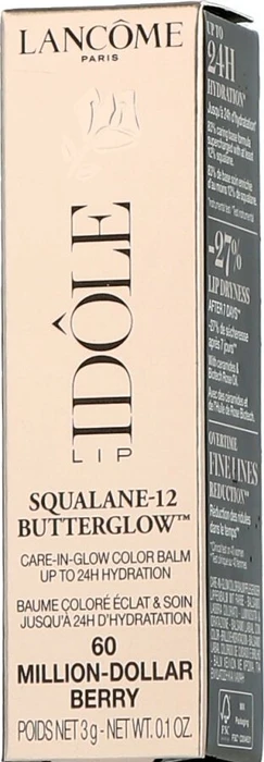 Lancôme Idôle Lip Balm Squalane-12 Butterglow 60 million-dollar berry, 3g