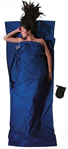 Cocoon TravelSheet Baumwolle Hüttenschlafsack ultramarine blue