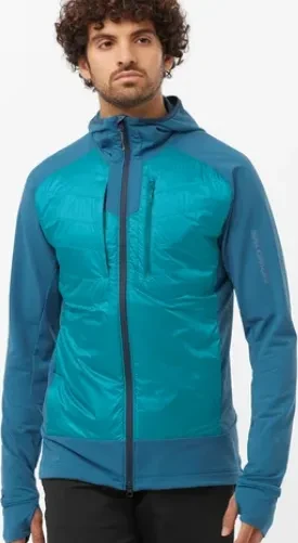 Salomon Elixir Hybrid Hooded Funktionsjacke deep dive/tahitain tide (Herren)