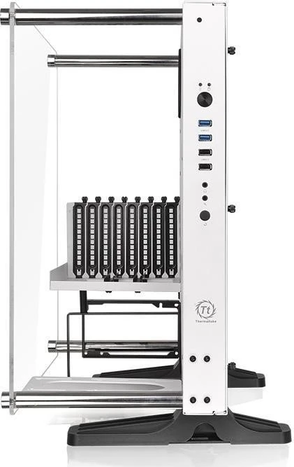Thermaltake Core P3 Snow Edition weiß, Acrylfenster