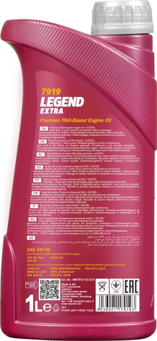 Mannol Legend Extra 0W-30 1l