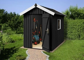 Weka 348 162x246cm Gerätehaus anthrazit