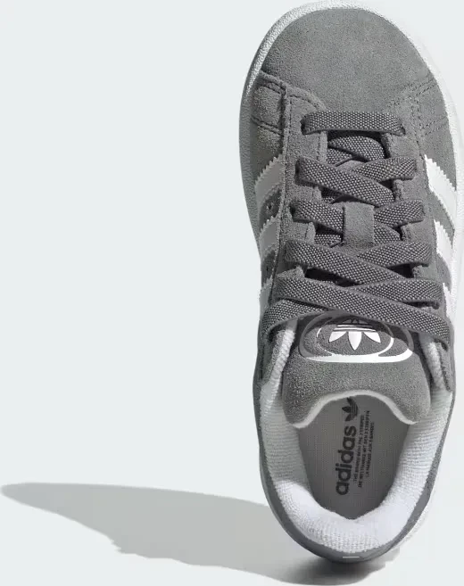 adidas Campus 00s Elastic Lace grey three/cloud white/gum (Junior)