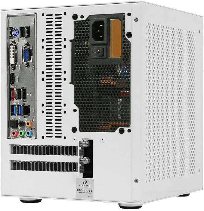 Cooltek Coolcube weiß, Mini-ITX