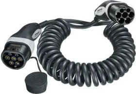Mennekes Ladekabel Mode 3, 11kW,  4m Spiralkabel