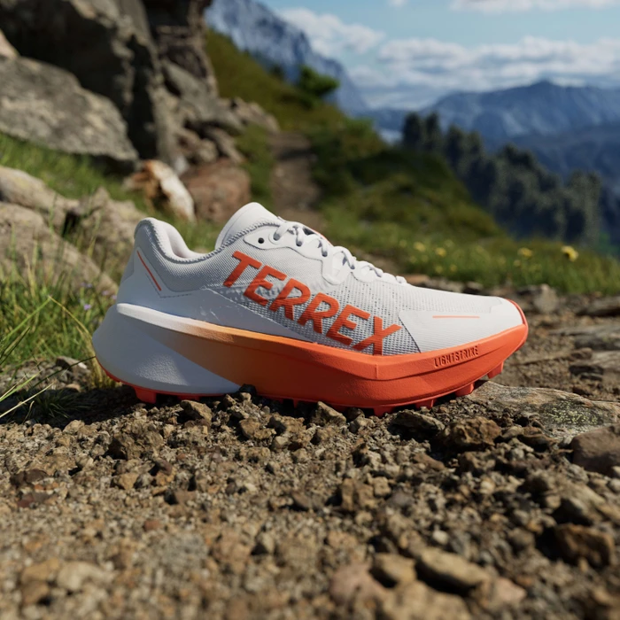 adidas Terrex Agravic 3 cloud white/semi impact orange/dash grey (Damen)