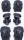 K2 Performance Protektoren Set schwarz (Herren)