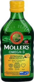Möller's Omega-3 Zitrone Öl, 150ml