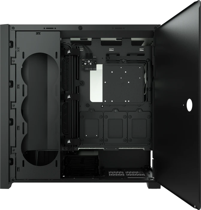 Corsair 5000D Airflow, schwarz, Glasfenster