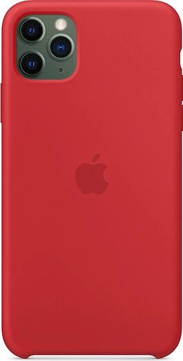 Apple Silikon Case für iPhone 11 Pro Max rot