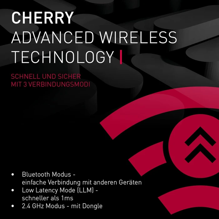 Cherry MX 8.2 TKL Wireless, schwarz, MX2A RGB BROWN, USB/Bluetooth, DE