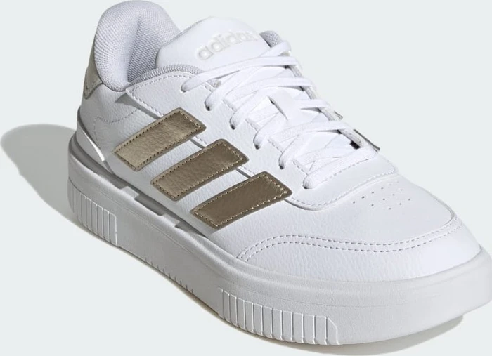 adidas Courtblock Bold cloud white/cyber metallic/orbit grey (Damen) (JI2203) – Bild 4 von 4