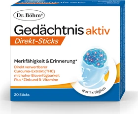 Dr. Böhm Gedächtnis aktiv Pulver Direkt-Sticks, 20 Stück