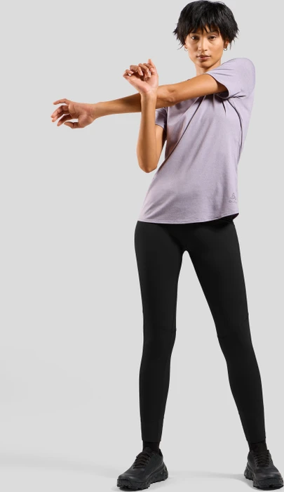 Odlo Zeroweight Tights Laufhose lang schwarz (Damen)