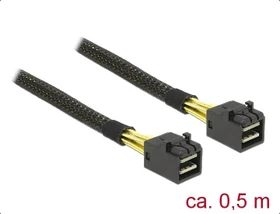 DeLOCK mini SAS x4 [SFF-8643] Kabel, 0.5m (83386)