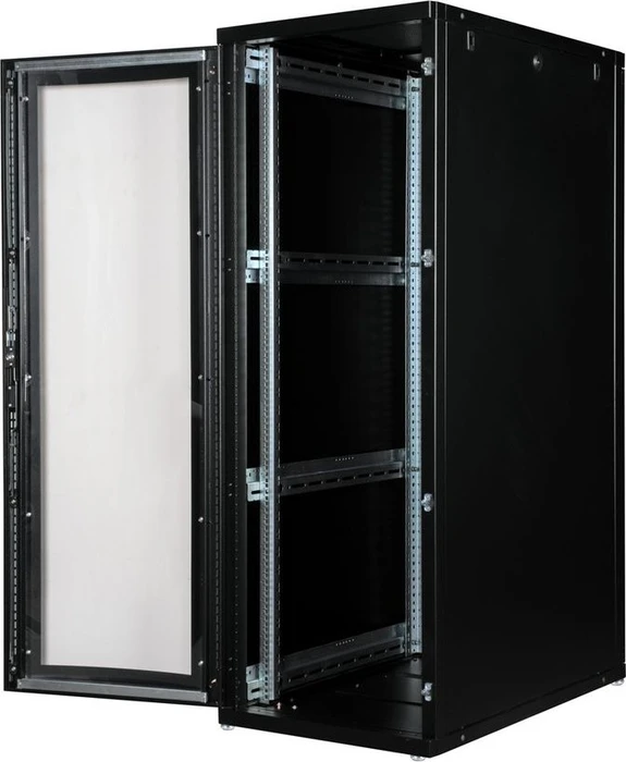 Roline / Secomp Pro Serie 19" Serverschrank 36HE, montiert, Glastür, IP20, RAL 9005, 1000mm tief