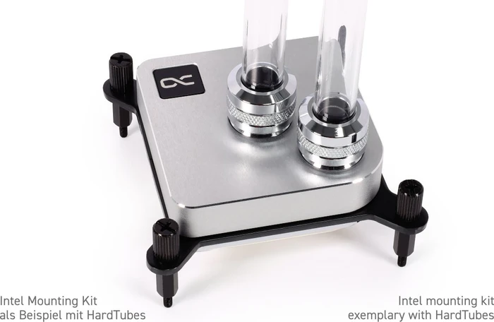 Alphacool Core 1 Silver, Messing/Nickel