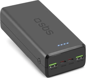 SBS Mobile PD 20W Ultra Fast Powerbank 30000mAh schwarz