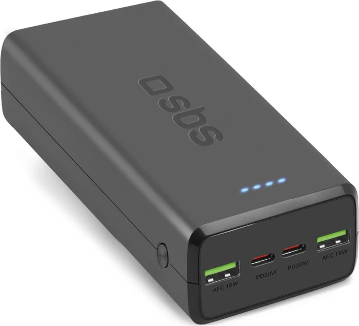 SBS Mobile PD 20W Ultra Fast Powerbank 30000mAh schwarz
