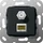 Gira Einsatz Modular Jack RJ45 Cat.6A 10 Gbit-Ethernet und SAT-F-Buchse Kupplung, SAT-F, Schneidklemme, Modular Jack, schwarz matt (5697 10)