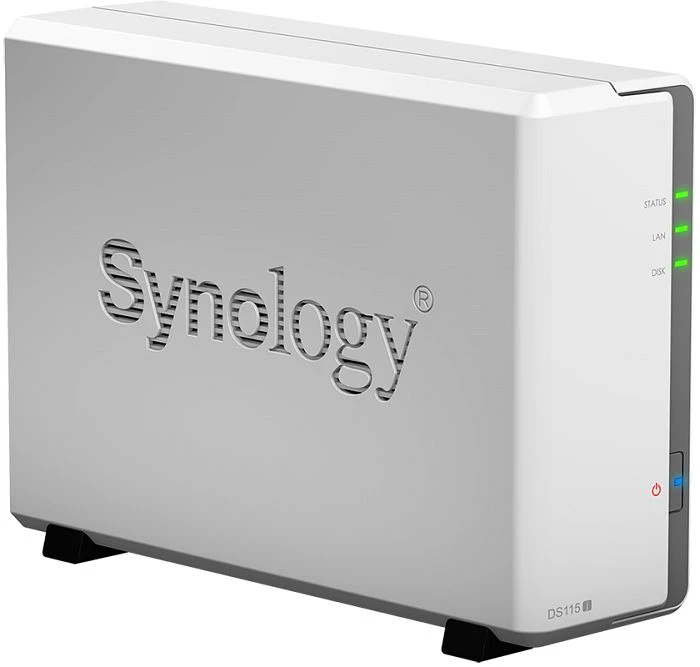 Synology DiskStation DS115j, 256MB RAM, 1x RJ-45 1000Base-T, 2x USB-A 2.0