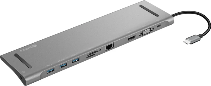 Sandberg USB-C 10-in-1 Docking Station, USB-C 3.0 [Stecker]